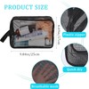 1PC Black Mesh Shower Caddy Toiletry Bag, Dorm Room Portable