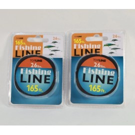 Unbranded 2 Pack Top Line Fishing Line 330  ft. (26 pounds)  Lot Of 2 165 FT. Each Roll