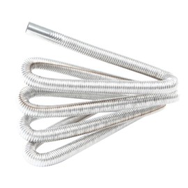 Diesel Heater Exhaust Pipe Flexible Exhaust Tubing Generator Flex Extension Pipe Stainless Steel 1"/2.5cm Inner Diameter (118INCH 300CM)