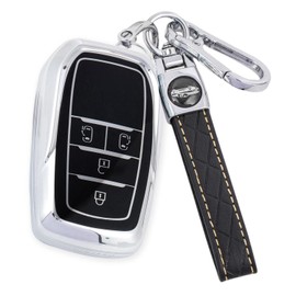 New Voxy 90 Series Key Case Compatible Toyota Noah 90 Series Sienta Key Cover NOAH VOXY, silver black