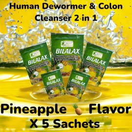 BILALAX NATURAL Colon Cleanser and Dewormer For Humans Harmful Organism Cleanser