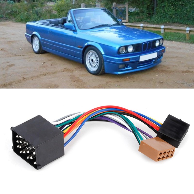 Car Radio Adapter Stereo Harness Cable ISO Plug Fits for