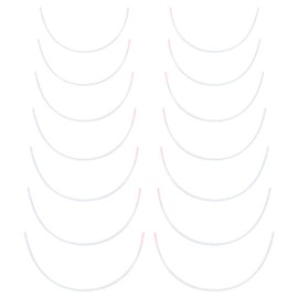 MAYJOYDIY 35 Pairs 7 Styles Steel Bra Wires Bra Underwire Replacement Heavy Gauge Sturdy Underwire for Bras Corset Women's Metal Steel Wire Sewing Supplies for D Cup E Cup