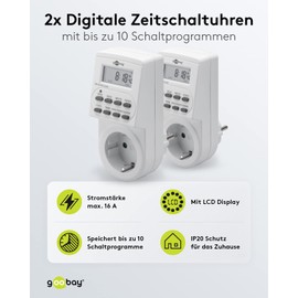 Goobay Digital Timer with Precise and Comfortable Control