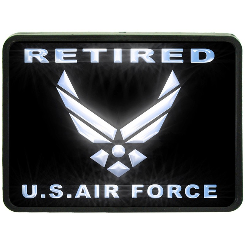 Retired Air Force Custom Hitch Plug for 2