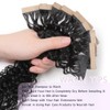 YDDM Black Women's Tape Extensions, Real Hair, Black, Kinky Curly
