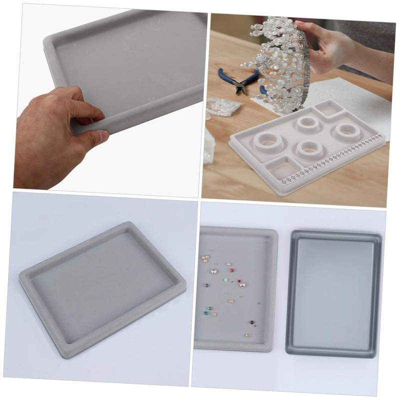 Operitacx Bracelet Bead Design Board Multi-Functional Beading Mat Jewelry Making