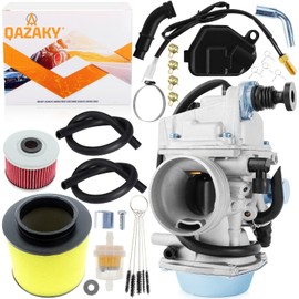 QAZAKY Carburetor Compatible with Rancher 350 Fourtrax 300 TRX350 TRX350FE TRX350FM TRX350TE TRX350TM TRX350ES ATC250SX TRX300FW Foreman 400 450 TRX400FW TRX450ES TRX450FE TRX450FM TRX450S FE/FM/TE/TM