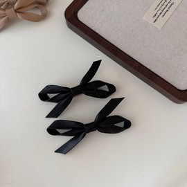 Zixui Ribbon Clip, Ribbon Rubber, Hair Pin, PU Leather, Bowknot, Leather Style