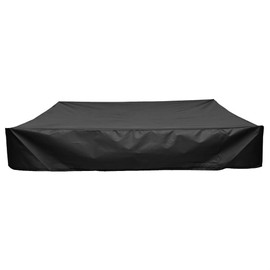 Sandbox Cover Dustproof Waterproof Dust Rain Shelter Portable for Grass Park Sandpit Kids Sand Toys Canopy Protector, 120x120cm