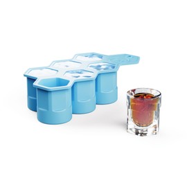 Outset Outset Silicone Hexagon Ice Shot Mold, 6 Glass Capacity