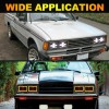 BraveWAY 4PCS 4X6" LED Headlights DOT Approved with High Low