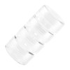 ZEONHEI 10 Sets 4 Layer Stackable Cosmetic Containers with Screw