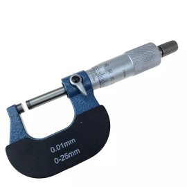 Unbranded Metric Micrometer Professional Grade Precision Carbide Tips 0-25mm/0.01mm