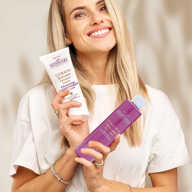 Maternatura, Cowash for Hair with Poppies, Cleansing Conditioner, Organic Beauty