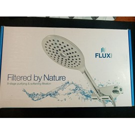 Flux Fresh Filtered By Nature Handheld Filtered Shower Head with 7 Spray Setting