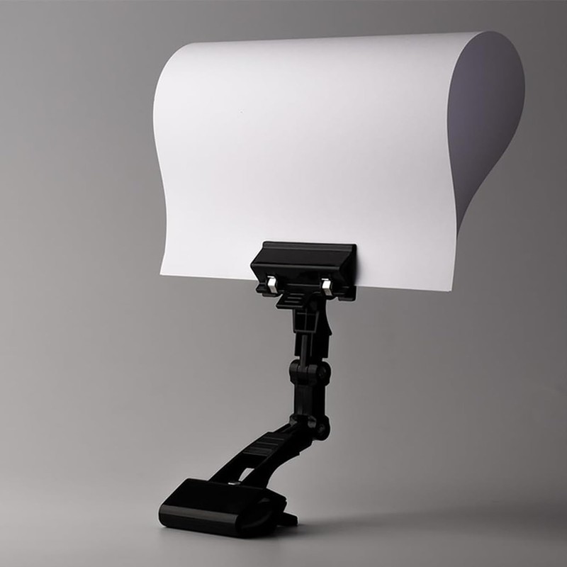 Lexziuo 6PCS Flexible Document Holder - Foldable Adjustable Copy Paper