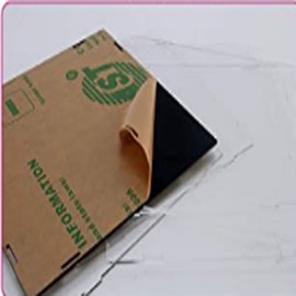 MEEC Clear Acrylic Display Case Counter Box with Black Base Dustproof Action Figure Collectible Toy (25x10x14.5cm)