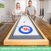 GoSports Shuffleboard and Curling 2 in 1 Board Games -