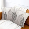 NOIRDAREL Grey Tree Pillow Covers 18x18 Inch Set of 2