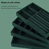 Stackable Jewelry Organizer for Drawer, Velvet Jewelry Storage Inserts, Jewelry