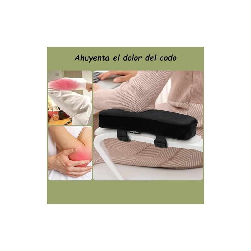 UTRHHVS 2 Reposabrazos ergonmico para silla de oficina, cuenta con