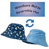 Playshoes Boys UV Protection Fishing Hat Swimming Hat Headwear, Whale