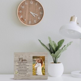 FHUGX Mom Memorial Picture Frames,Mom Picture Frame 4x6,Sympathy Memorial Gifts For Loss Of Mother,Bereavement Gifts For Loss Of Mother