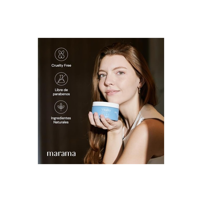 Marama Leave Vitality Traramiento Cabello Crema Hidratante Enjuage Ligero Desenredante