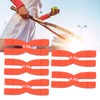 POWERTI 5pcs 0.5g Tennis Badminton Racket Weight Balance Strips Silicone