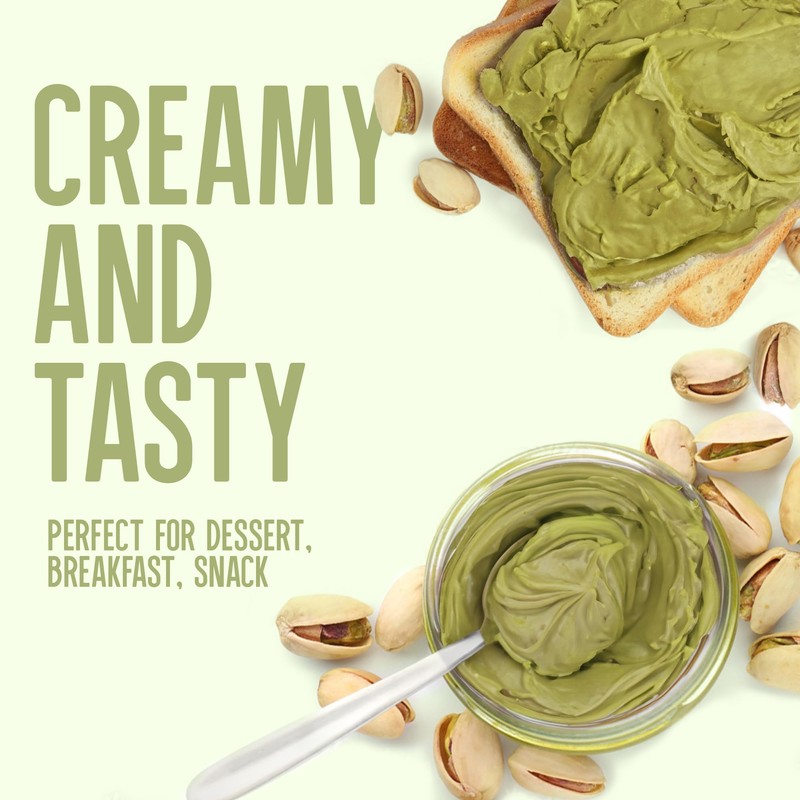 Dellabouna Pistachio Cream - Premium Italian Pistachio Spread - NON