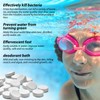 100PCS Chlorine Tablets for Swimming Pool and Spas, Slow-Dissolving Long-Lasting