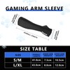 Peabownn Gaming Sleeve Short Arm Pc Reduces Friction & Fatigue