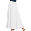 Sweet Hearts Maxi Skirt for Women- Comfy Foldover High Waist