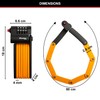 Master Lock 8336EURDPRO Combination Folding Bike Lock with Hardened Steel