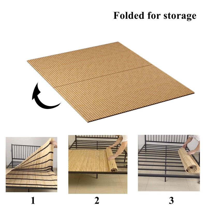 LOBOTOU Bunkie Board Heavy Duty Bed Boards for Under Mattress,Closely