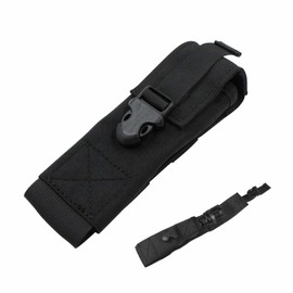 Flashlight Holster Bag Holder - Tactical Torch Case Holder Torch Case Cover Hanging on Belt as Bag Flashlights Approx. 3 x 23 x 5 mm