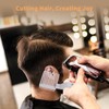 2PCS Fade Comb Tool, Fade Tool for Men Haircut Gradient