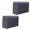 TEHAUX 2pcs Sofa Armrest Cover Elastic Protector for Home and