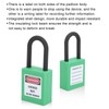 10Set 38mm/1.5in Safety Padlock Engineering Insulation DustProof for Factories Construction