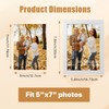 SDLDEER 5x7 Picture Frame White Set of 4, Display Pictures