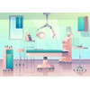 BELECO 8x6ft Fabric Cartoon Hospital Operating Room Backdrop Doctor Surgery