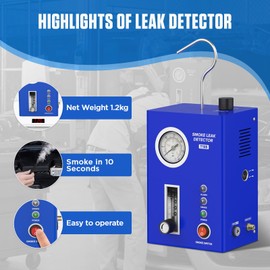 Automotive Smoke Machine Leak Detector, Evap Smoke Machine Leak Tester for Pipe System, 12V Smoke Tester Automotive
