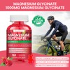 Magnesium Glycinate Gummies 1000mg, High Absorption Sugar Free Magnesium Potassium