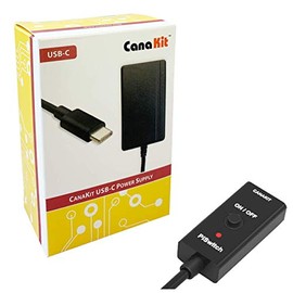 CanaKit 3.5A Raspberry Pi 4 Fuente de alimentación con PiSwitch (USB-C)