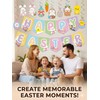 Easter Decorations Set - 18 Pcs Pre-strung Happy Easter Banners