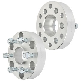 ASAPE 1.5 inches 6x5.5 6x120 Wheel Spacers 2Pcs 6 Lugs Hubcetric Wheel Adapters with Canyon 2015-2018, XT5 2017, 9-4X 2011 with 78.3 Center Bore 14x1.5 Studs