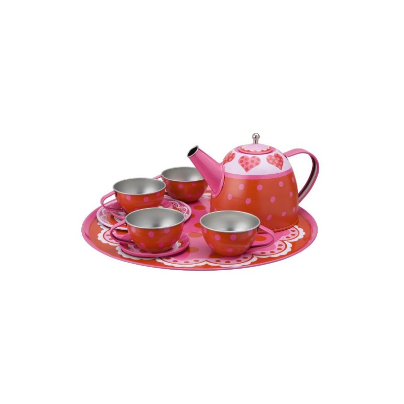 ALEX Toys Heart Tin Tea Set