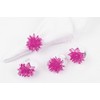 Fennco Styles Crystal Design Collection Napkin Rings - Set of