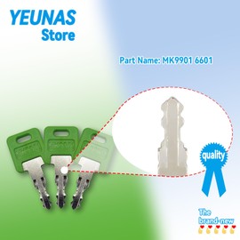 MK9901 6601 RV Master Keys Replacement for FIC 9901 M / 6601 Global Link Motorhome CF EF HF Master Green Key (3 Pack)